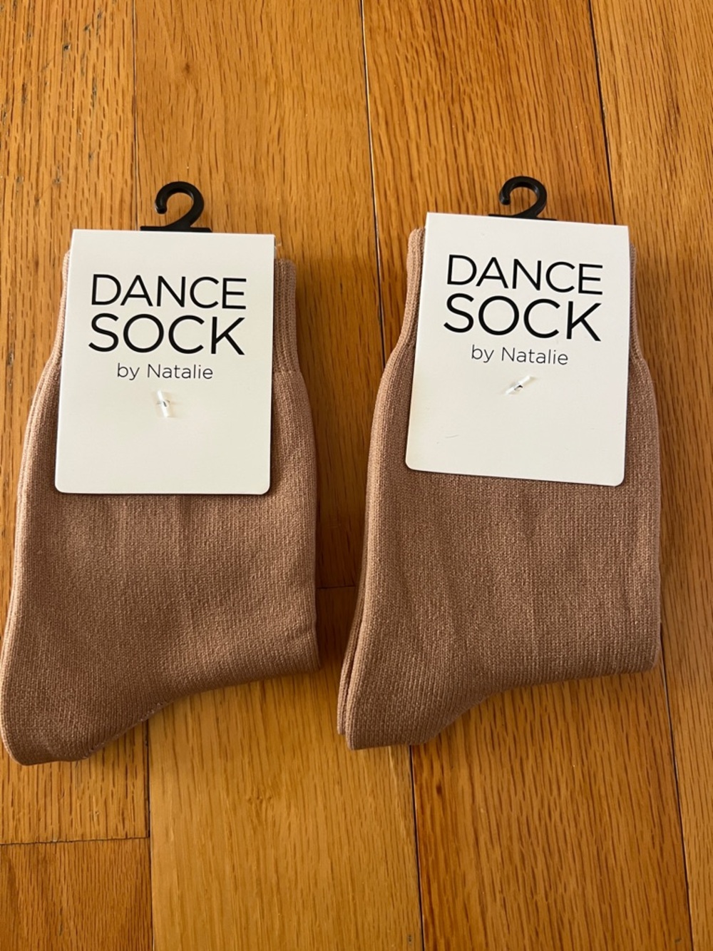 Nude dance socks